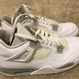 Air Jordan 4 white oreos